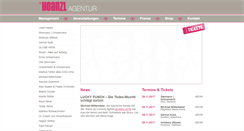 Desktop Screenshot of agentur.hoanzl.at